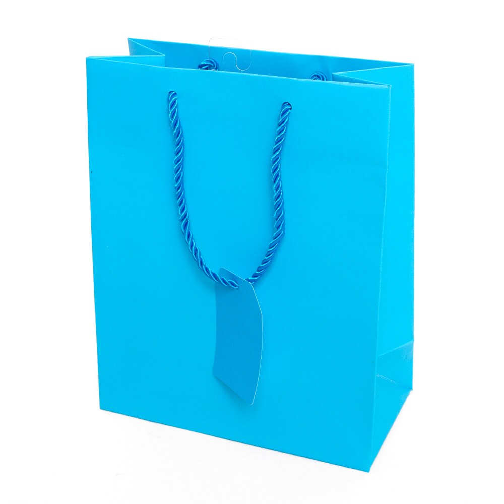 Jillson, Matte, Medium, Tote, Gift Bag, Blue